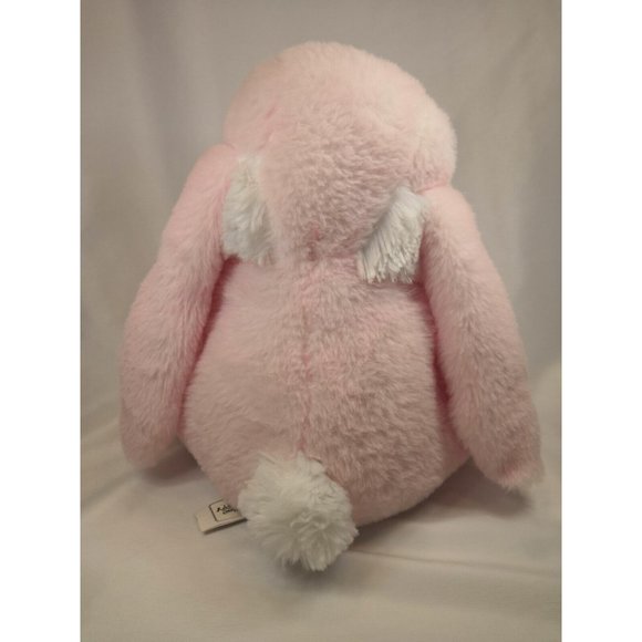 Kellytoy Pink Easter Bunny Rabbit Bee Happy Floppy Ears 10" tall Stuffed Animal - Picture 2 of 8